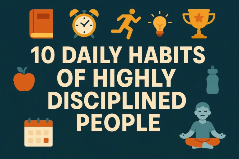 10 Daily Habits of Highly Disciplined People Unlock Success with Entrepreneurial Habits