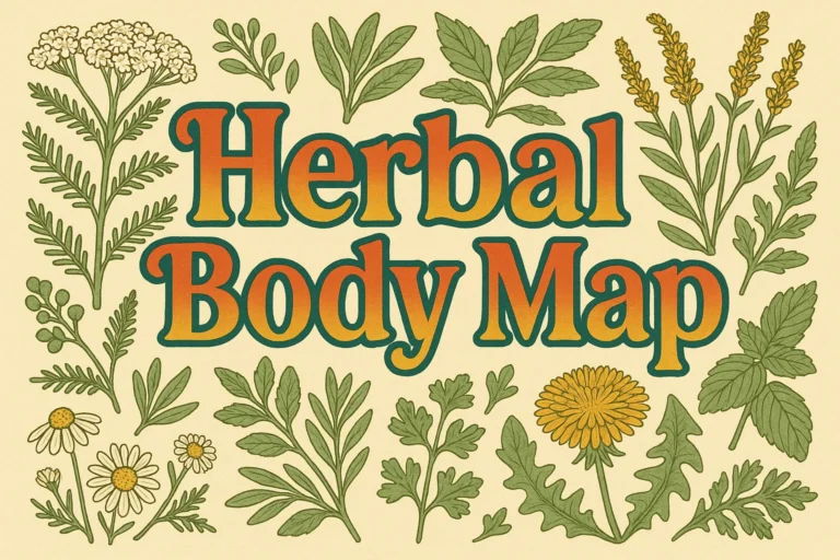 Herbal Body Map Discover Healthy Ideas for Natural Wellness and Vitality