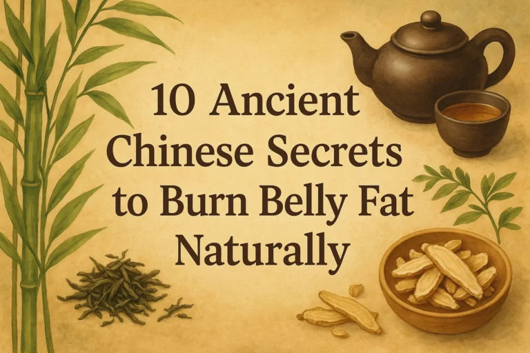 10 Ancient Chinese Secrets for Belly Fat Transformation Naturally