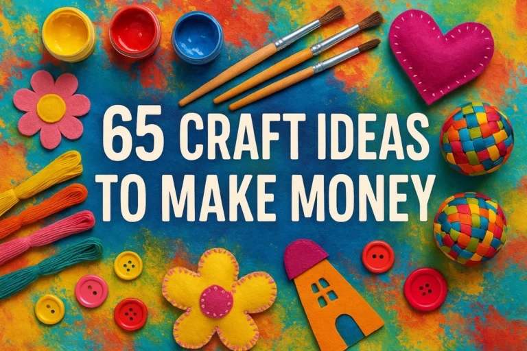 65 Creative Ideas to Make Money Craft Your Way to Profit With Fun Projects