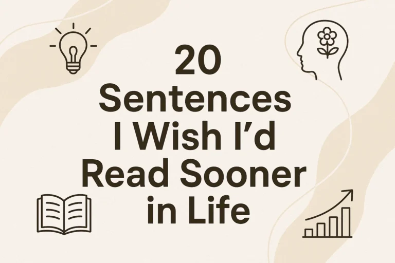 20 Life-Changing Self Improvement Tips Sentences I Wish Id Read Sooner