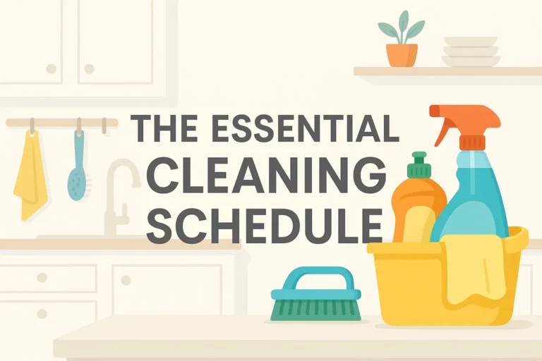Transform Your Home with This Easy Cleaning Schedule  Youll Love the Results
