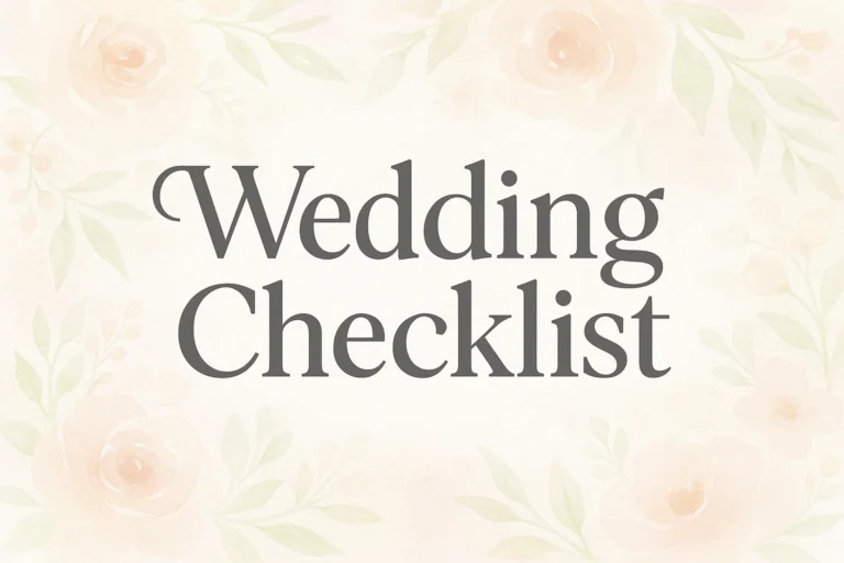 Elegant Wedding Planning Checklist Your Essential Guide to a Perfect Day