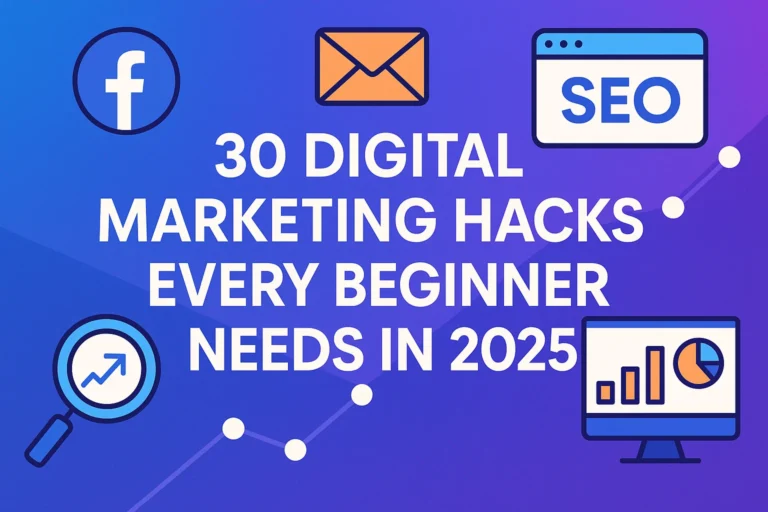 30 Essential Marketing Hacks for Beginners to Master Digital Success in 2025