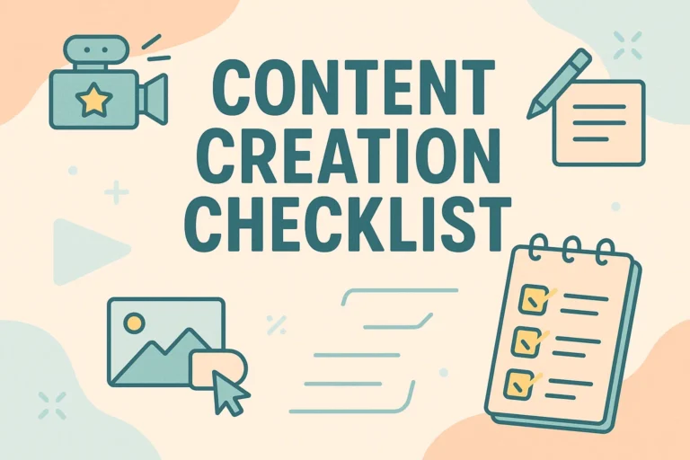 Ultimate Content Creation Checklist for 2026 Boost Your Business Ideas Today