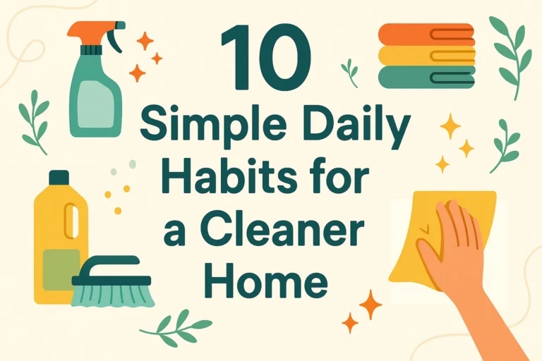 10 Easy Cleaning Hacks Simple Daily Habits for a Pristine Home
