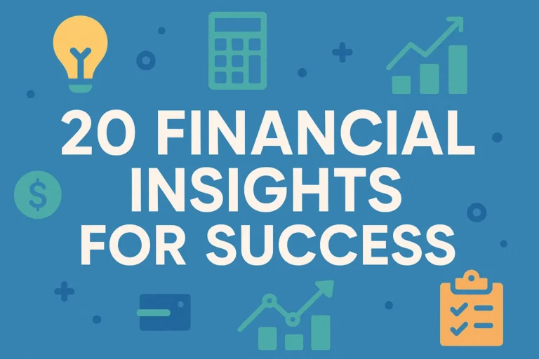 20 Business Ideas Essential Financial Insights for Success You Need to Know