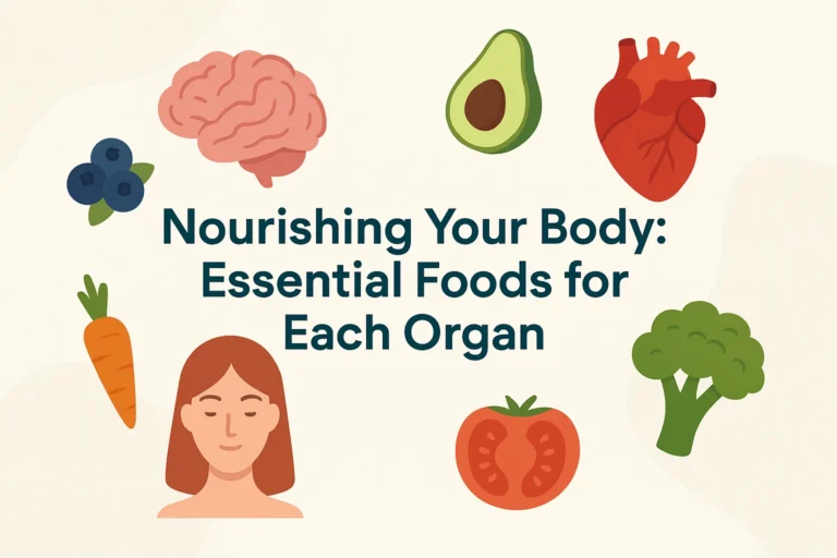Healthy Eating Essential Foods to Nourish Every Organ for Optimal Wellness
