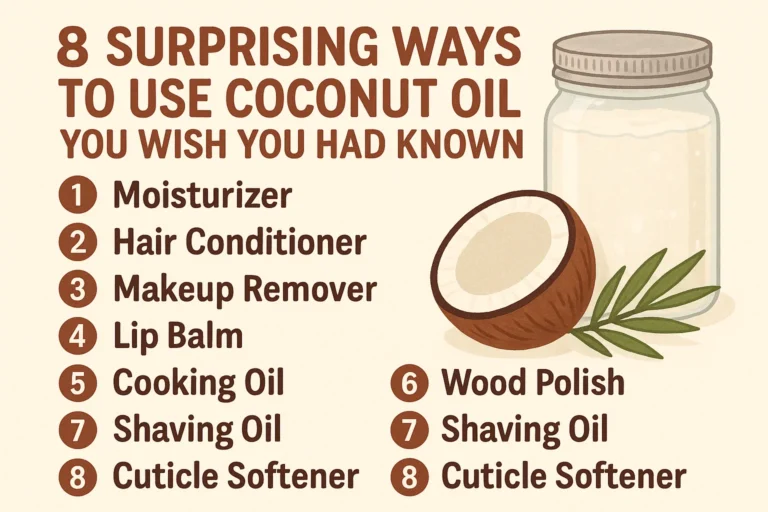 8 Surprising Life Hacks for Home Using Coconut Oil You Wish You Knew Sooner