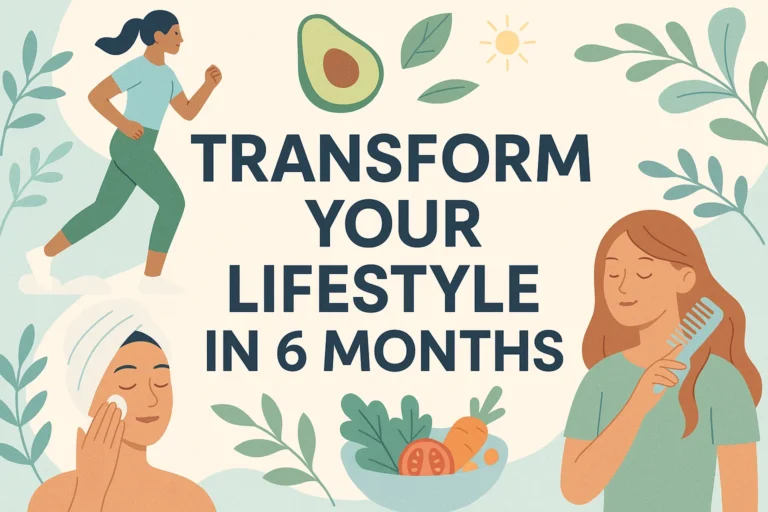 Change Your Life in 6 Months Transform Your Lifestyle with Wellness  Nutrition Tips