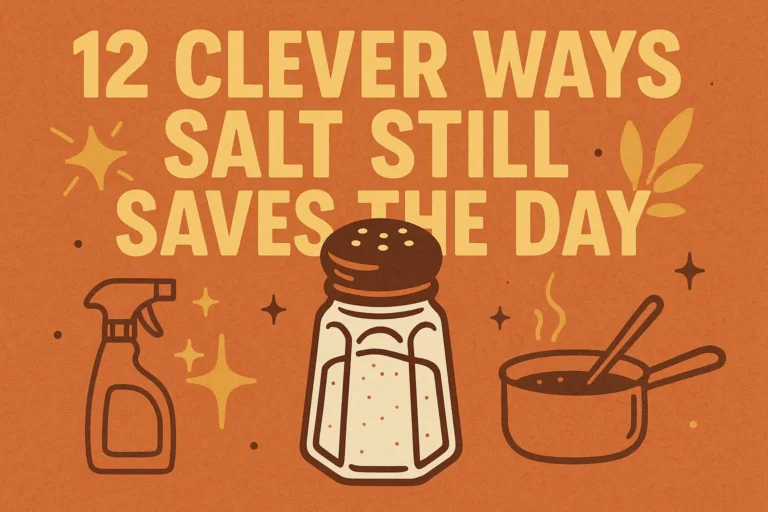 12 Clever Household Tips and Tricks Life Hacks for Using Salt in Everyday Life