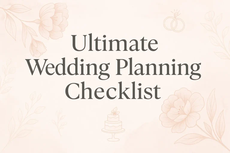 Ultimate Wedding Planning Checklist Your Complete Guide for 2026 Celebrations