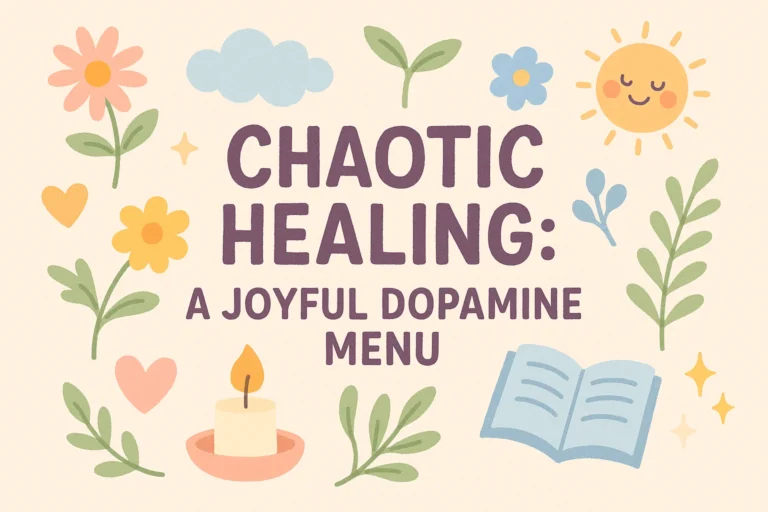 Chaotic Healing Dopamine Menu   Low Dopamine Morning Routine for Joyful Self-Care