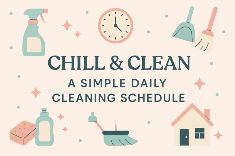 Effortless Cleaning Schedule Templates Your Daily Guide to a Tidier Home