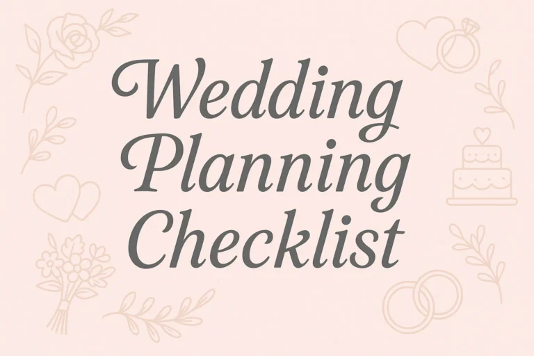 Ultimate Wedding Checklist Timeline Your Essential Guide for Perfect Planning