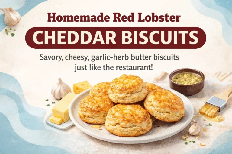 Easy Homemade Copycat Red Lobster Cheddar Biscuits Recipe