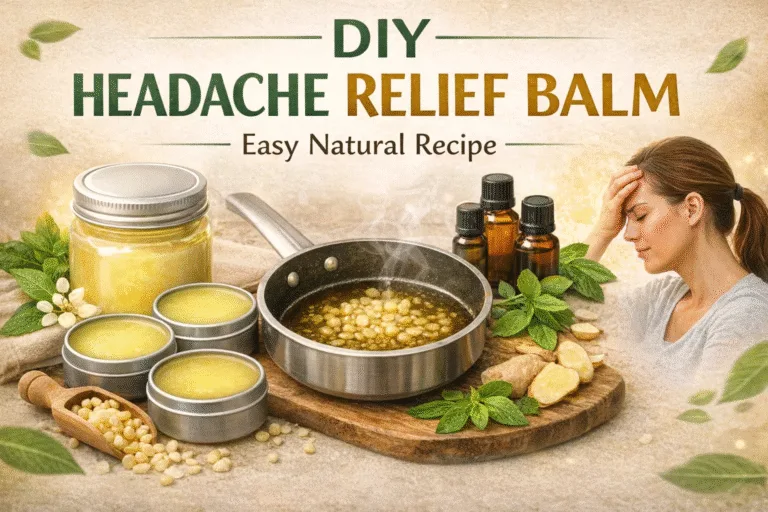 DIY Headache Relief Balm Recipe  Natural Herbal Remedy for Tension
