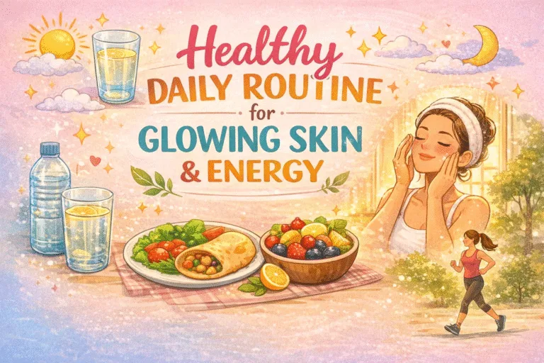 Daily Routine for Glowing Skin  High Energy  Natural Skincare  Wellness Habits