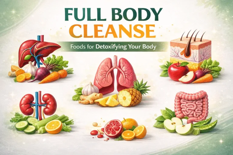 Full Body Cleanse Guide Best Foods to Detox Liver, Kidneys, Lungs, Skin  Blood Naturally