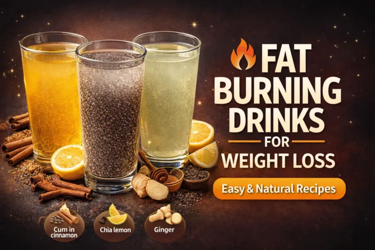 3 Fat Burner Drinks for Weight Loss  Natural Detox Water Recipes for a Flat Stomach
