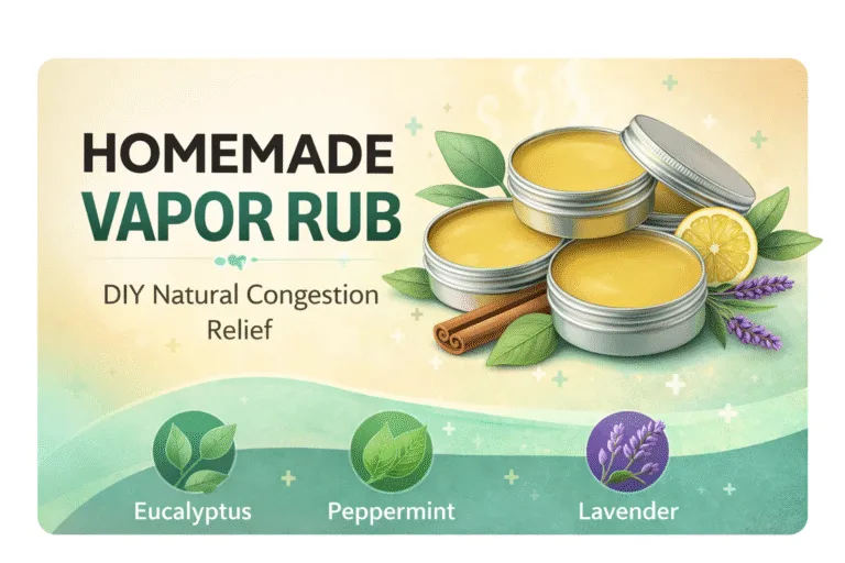 DIY Homemade Vapor Rub Recipe  Natural Essential Oil Relief for Cold  Congestion