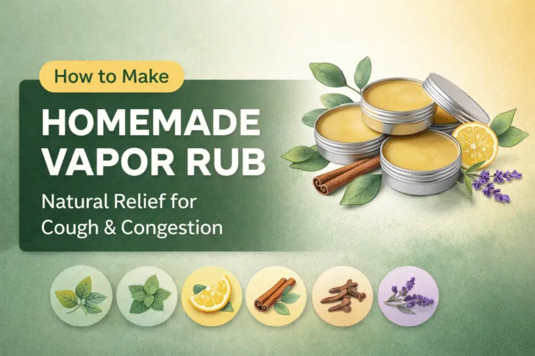 DIY Homemade Vapor Rub Recipe Natural Relief with Essential Oils