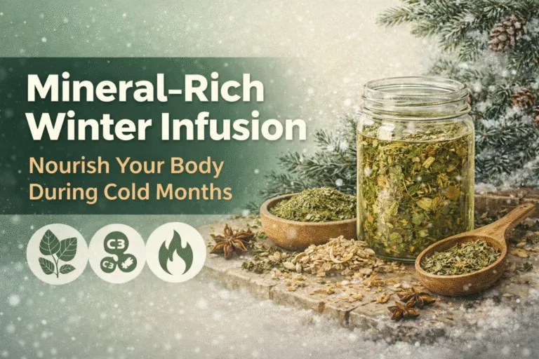 Daily Winter Mineral Infusion Recipe Nourishing Herbal Tea for Cold Months  Natural Wellness