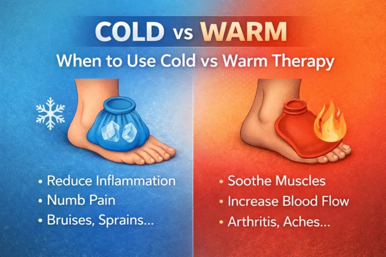 Cold vs Warm Compress When to Use Ice or Heat for Pain Relief