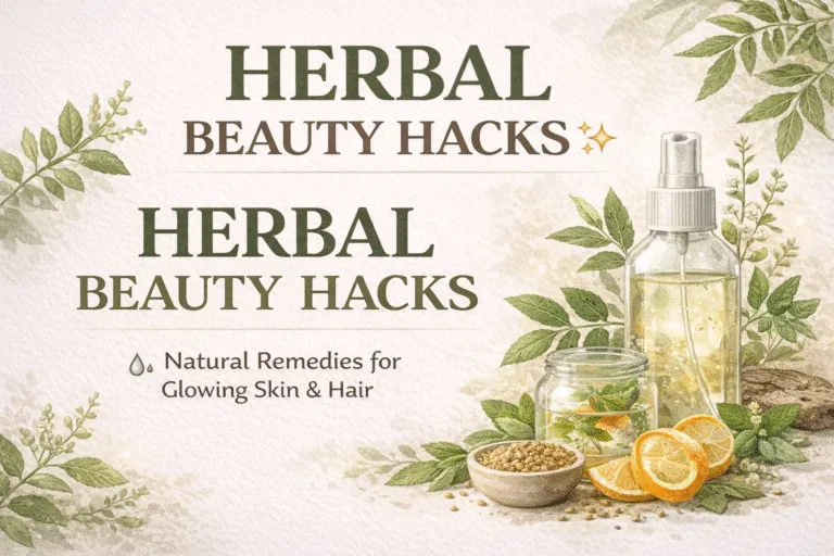 Natural Herbal Beauty Hacks for Glowing Skin  Healthy Hair  DIY Ayurvedic Self-Care Tips