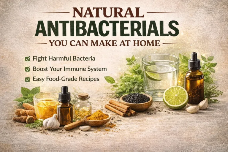 5 Natural Antibacterial Recipes Oregano Oil, Turmeric, Garlic  Black Seed Oil Remedies