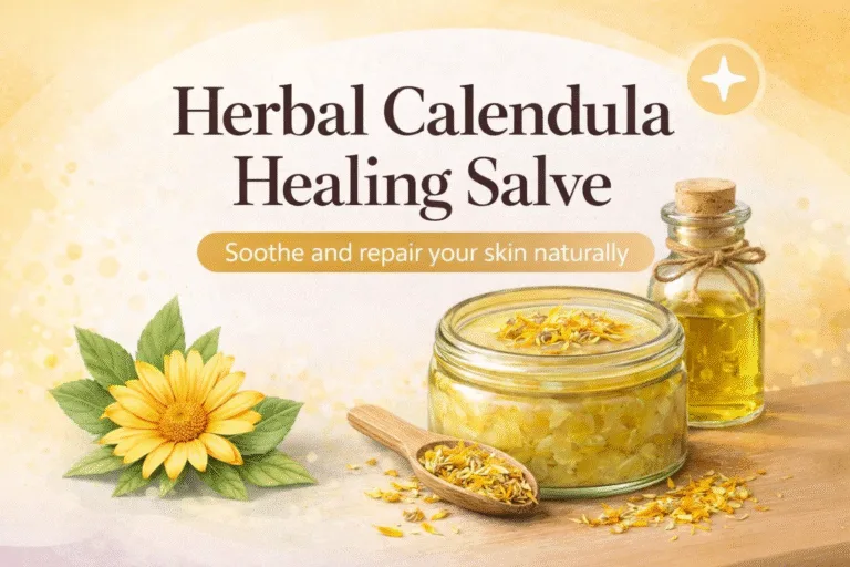 How to Make Herbal Calendula Healing Salve for Natural Skin Care  DIY Calendula Oil Recipe