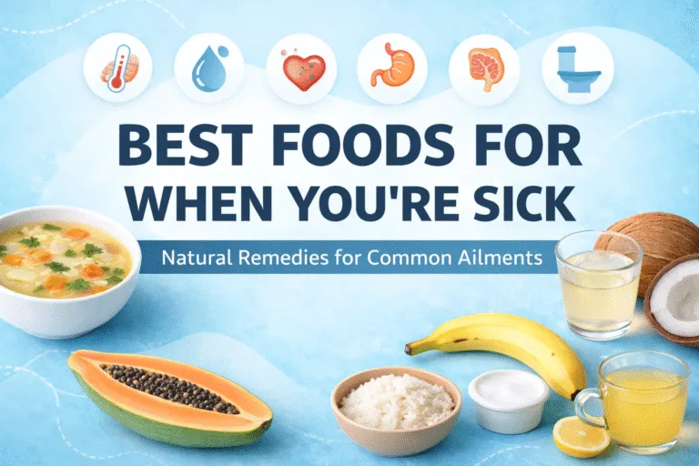 Natural Remedies for Common Illnesses Foods to Eat for Cold, Fever, and Stomach Aches
