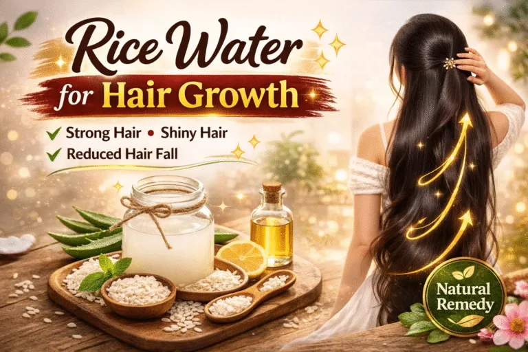 How to Use Rice Water for Hair Growth Natural DIY Remedy for Strong, Shiny  Long Hair