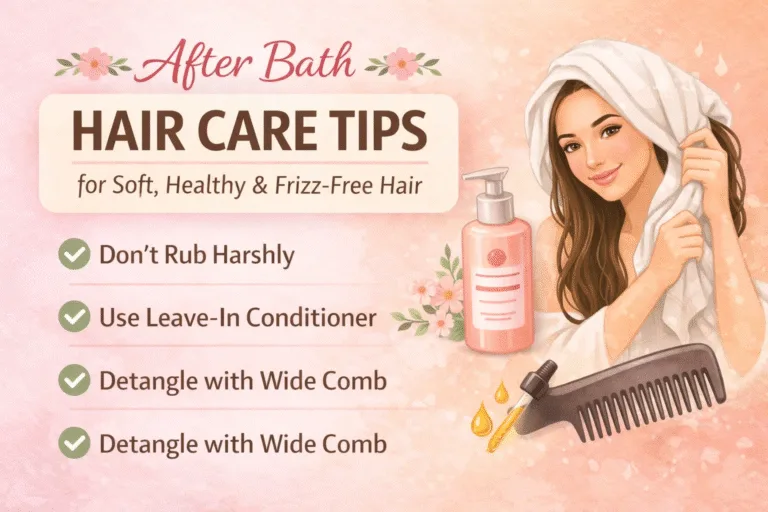 After Bath Hair Care Routine  How to Get Soft, Healthy  Frizz-Free Hair  Hair Care Tips