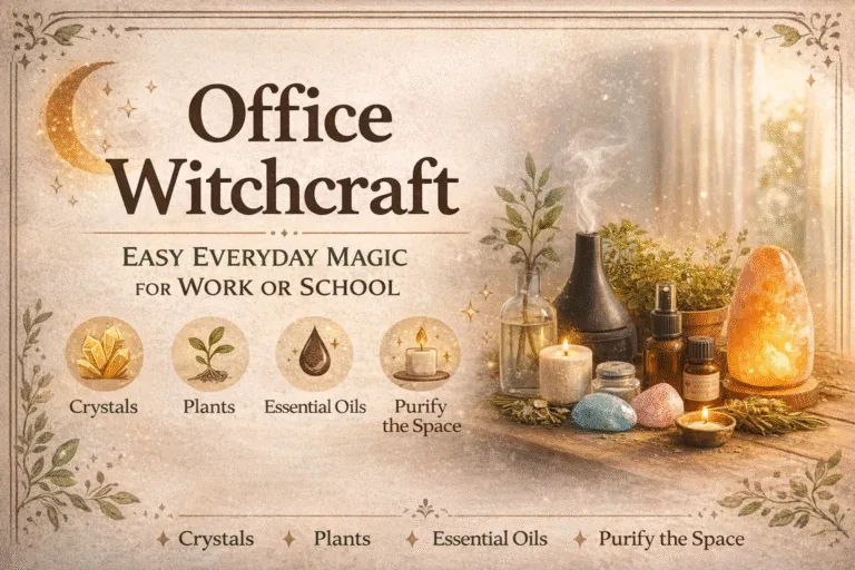 Office Witchcraft Guide Desk Altars, Crystals  Rituals for Manifesting Success at Work
