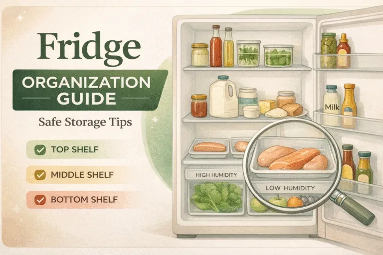 Fridge Storage Guide How to Organize Your Refrigerator for Food Safety and Freshness