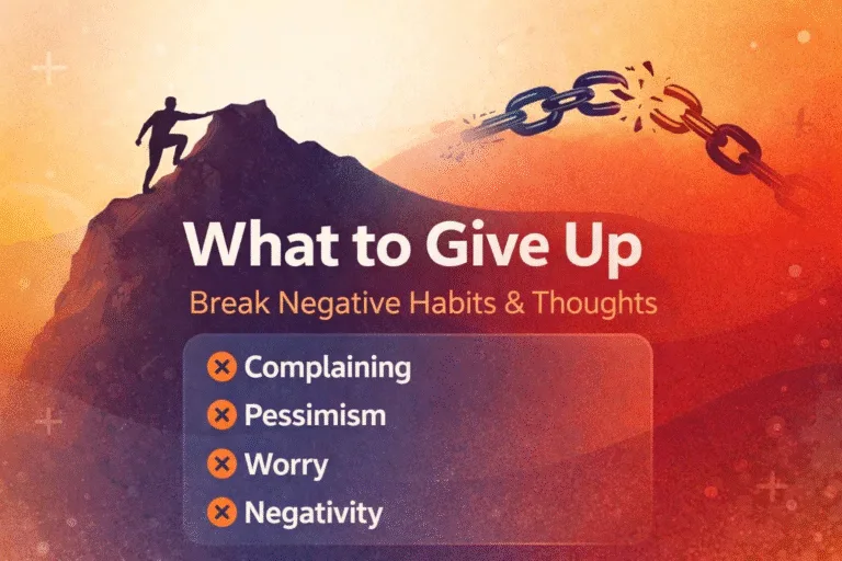 Lenten Reflection What to Give Up for Lent  Spiritual Growth  Positive Mindset Tips