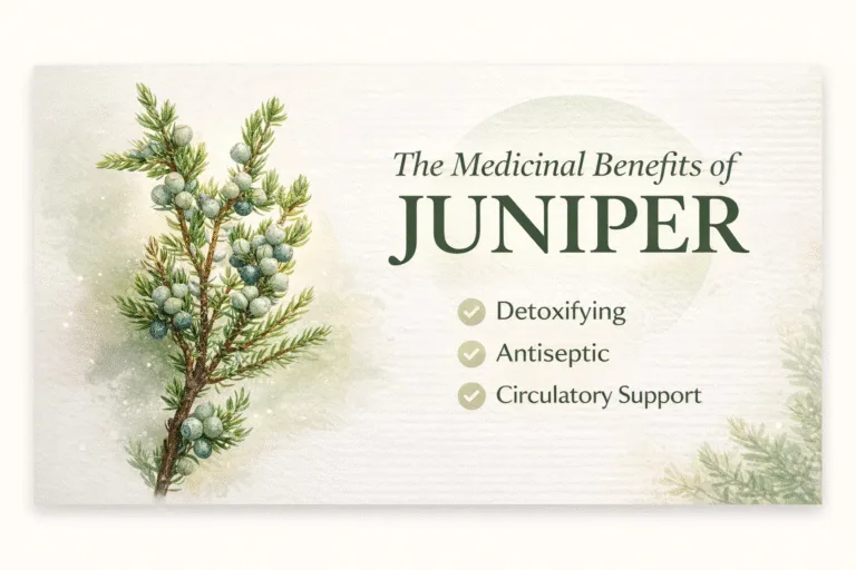 Juniper Berry Herb Guide Medicinal Uses, Benefits, and Herbal Energetics for Wellness