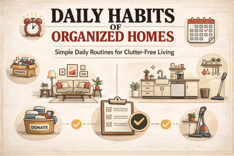 10 Daily Habits for an Organized Home Simple Routines for a Clutter-Free Life