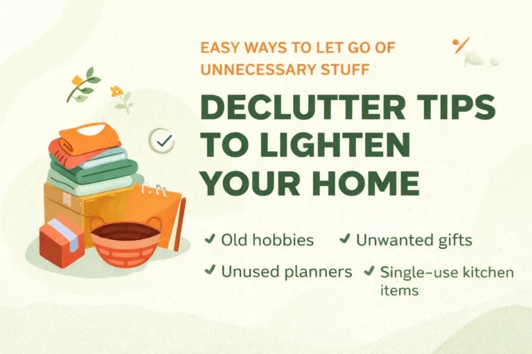 30 Tiny Decluttering Tips to Make Your Home Feel Lighter  Minimalist Home Organization Ideas