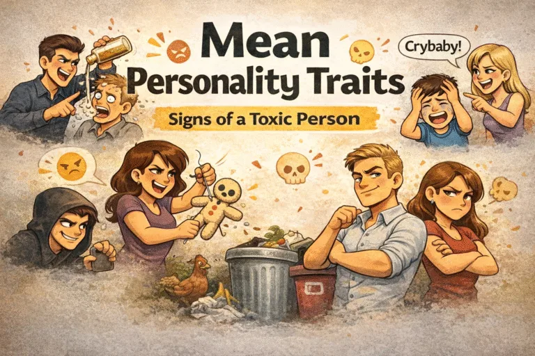9 Mean Personality Traits  Toxic Behaviors Explained  Psychology Infographic Guide