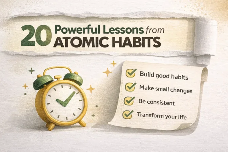20 Lessons From Atomic Habits by James Clear Build Life-Changing Tiny Habits