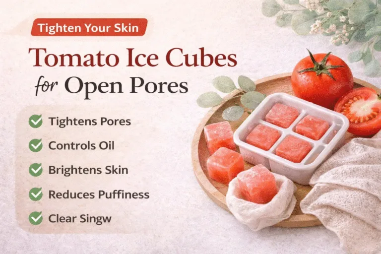 Tomato Ice Cubes for Open Pores Natural Skin Tightening  Acne Mark Remedy