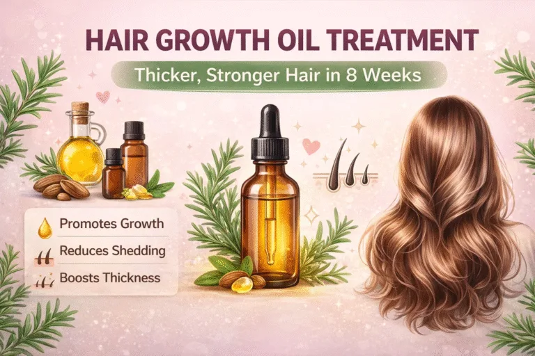 DIY Hair Growth Oil Recipe Rosemary  Castor Oil for Thicker Hair in 8 Weeks