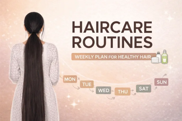 Weekly Haircare Plan for Growth Long Hair Routine  Scalp Care Tips
