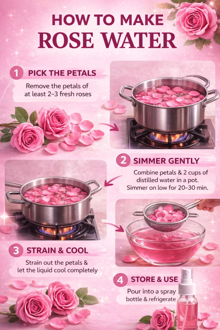 How to Make DIY Rose Water at Home Easy 4-Step Natural Beauty Guide