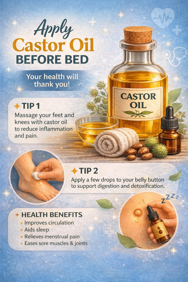 How to Use Castor Oil Before Bed Benefits for Joints, Skin, and Digestion