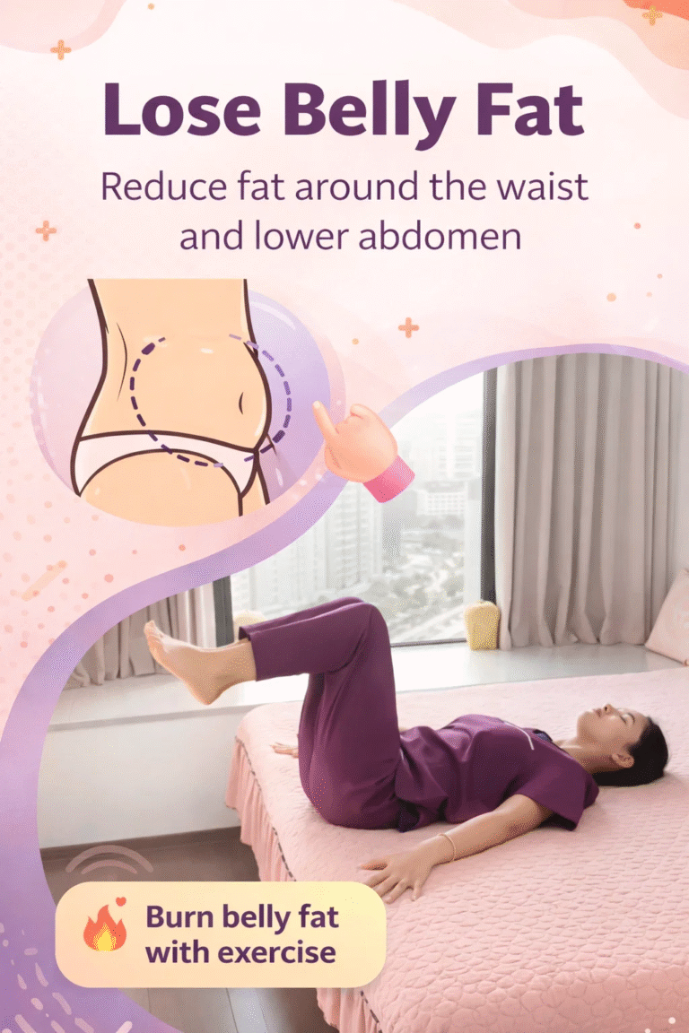 5 Best Exercises for Protruding Lower Abdomen  Waist Fat fitness