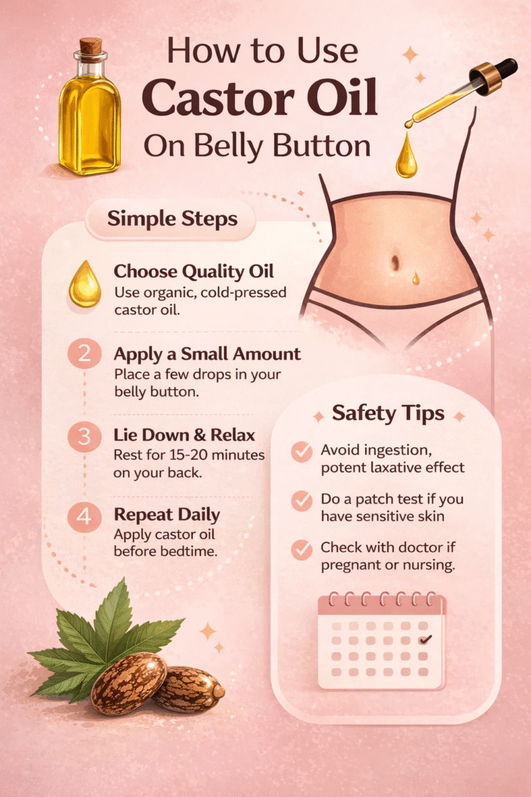 How to Use Castor Oil for Belly Button Benefits, Steps, and Safety Tips