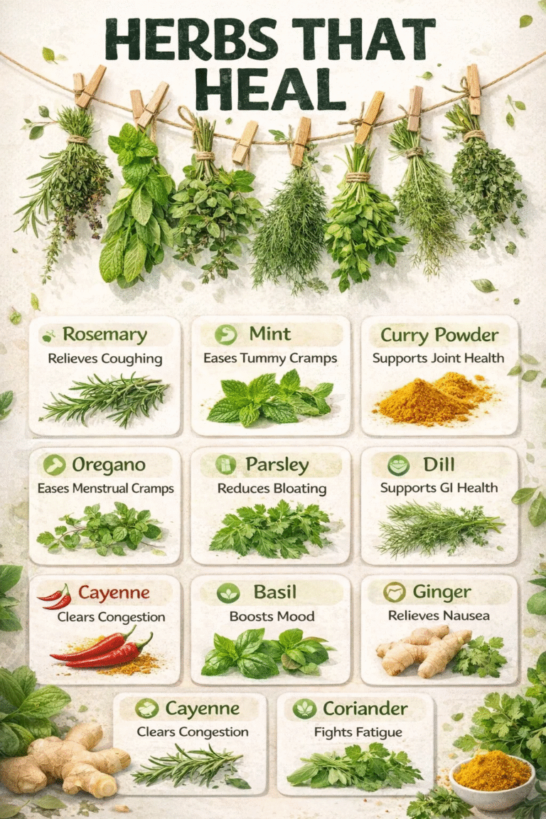 10 Natural Herbs That Heal Best Remedies for Pain, Bloating, and Nausea Relief